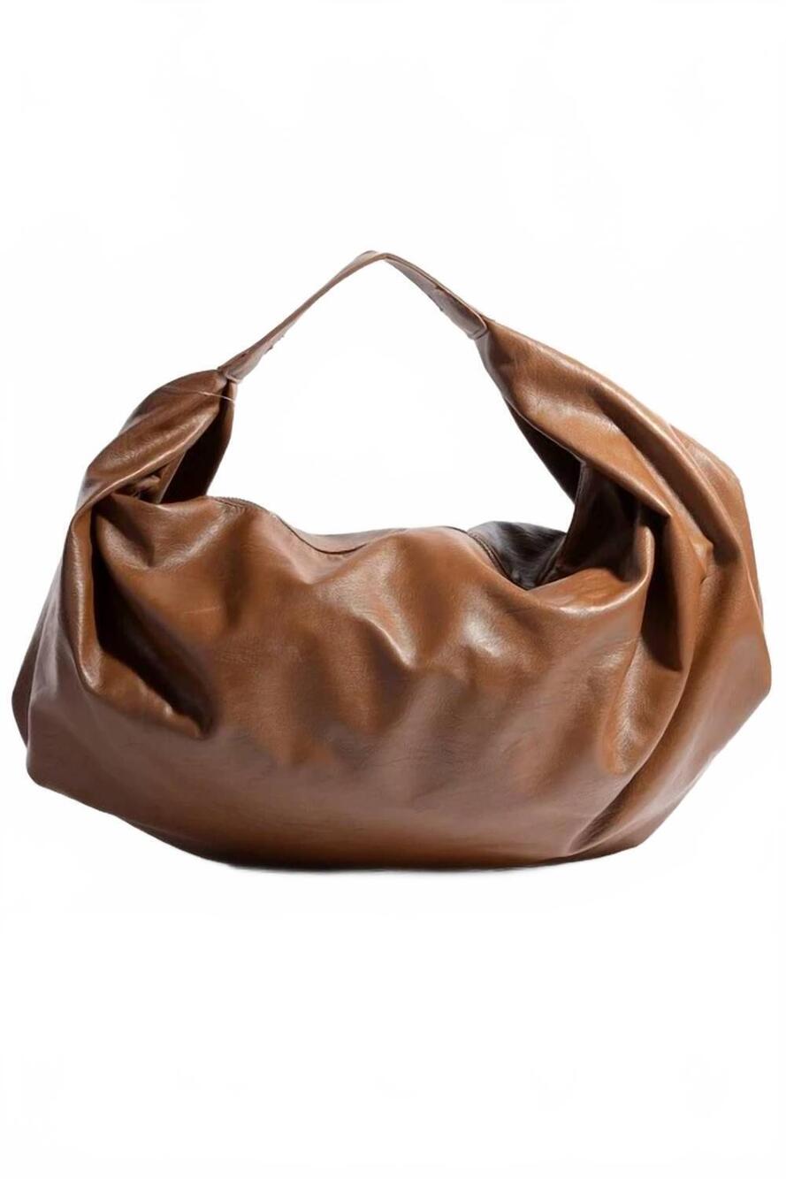 NEW FAME ACCESSORIES women's remi faux leather hobo bag in brown